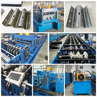 Máquina de Conformado de Rollos para Barrera de Seguridad Vial de Acero Galvanizado de 2.0-4.0 mm de Espesor, Tipo W, 3 Ondas, para Carreteras