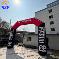 Arche publicitaire gonflable durable en Oxford, grand portail d'entrée personnalisé pour événements et promotion de lancement