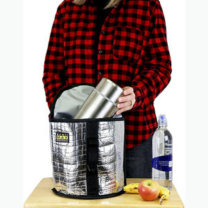 Free sampleHigh Quality Leather New Soft Side <b>Lunch</b> Insulated <b>Cooler</b> BaSaddle <b>Bag</b> Gear Carrier Saddle <b>Bag</b> Pannier <b>Bag</b> - Product Image 4