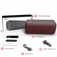 XDOBO X8 II 60W Potente Altavoz Portátil Inalámbrico para Exteriores TWS Sistema de Cine en Casa Barra de Sonido para TV