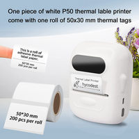 Mini Imprimante Thermique Portable 203 dpi Sans Fil pour Photos et Étiquettes, avec Câble USB pour Papier 57mm – En Stock !