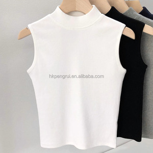 Best Quality Casual Versatile Crew Neck Sleeveless <b>Slim</b> Fit Pullover Regular Tank Tops Breathable Anti-Pilling 100% Polyester - Product Image 5
