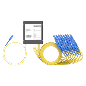 1x32 SC UPC ตัวแยกสายไฟเบอร์ออปติกแบบกล่อง ABS สำหรับเครือข่ายโทรคมนาคม - Product Image 3