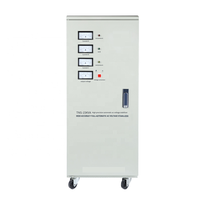 Régulateur de tension automatique triphasé TNS-90KVA SVC AC/DC en cuivre, sortie 380V, fréquence 50/60Hz