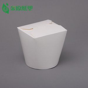 Boîte à nouilles personnalisée en papier kraft brun de qualité alimentaire avec finition brillante ou mate, emballage en gros idéal pour les restaurants - Product Image 3