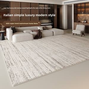 Tappeto di lusso italiano per soggiorno camera da letto 10mm resistente alle macchie facile da pulire senza lavaggio di fascia alta moderna 2025 vecchio tappetino - Product Image 5