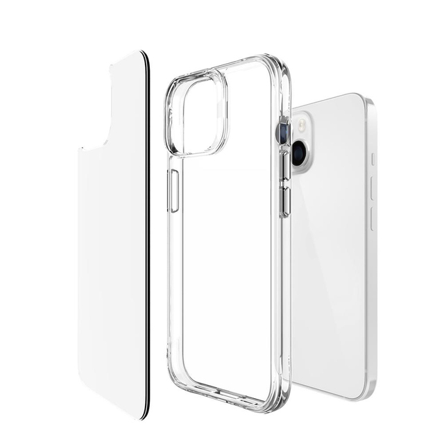 For iPhone 15 Plus Ultra Clear PC Hard Phone Case for iPhone 11 12 13 14 16 Pro Max Slim Transparent Protective Back Cover Shell