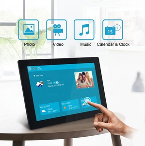 Lecteur publicitaire multimédia interactif Écran IPS 10 "Wifi Connect <span class=keywords><strong>Cadre</strong></span> <span class=keywords><strong>photo</strong></span> numérique partagé avec le service cloud - Product Image 3