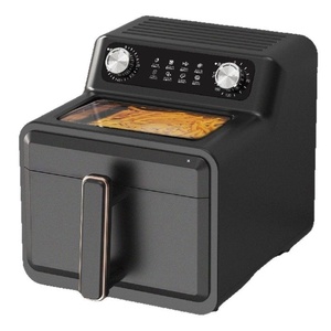 Friteuse à air numérique sans huile 7L fenêtre visible carré moderne pour usage domestique électrique français pour rôtir au four aliments secs congelés - Product Image 6