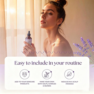 Huile parfumée à la lavande 118 ml (4 fl oz) pour diffuseur, soins de la peau et des cheveux, idéale pour les massages et les mélanges DIY, avec compte-gouttes - Product Image 6