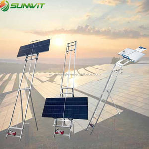 Échelles pliantes de 10, 15, 20, 25, 30 mètres, panneaux d'<span class=keywords><strong>installation</strong></span> de système solaire, élévateur de panneaux, montage de panneaux avec levage automatique - Product Image 2