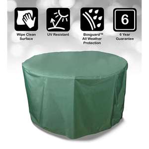 Funda Protectora para Muebles de Jardín, Tela Oxford 210D, Color Verde, para Sofá y Mesa Redonda - Product Image 2