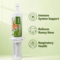 Pâte Nutritionnelle Quotidienne Immunitaire pour Chats de Toutes Races, Formule L-Lysine, Gel d'Alimentation Orale Facile à Administer à une Main
