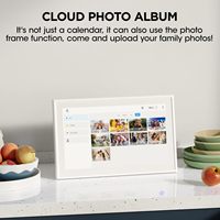 Horloge de bureau numérique intelligente WiFi 10,1 pouces personnalisable avec calendrier, station météo et tablette pour bureau, maison, cadeau, vente en gros