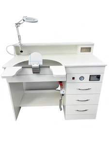 Estação De Trabalho De Mesa De Laboratório Dentário Técnico dental Mesas dentais usadas Mobília dental com vácuo - Product Image 3