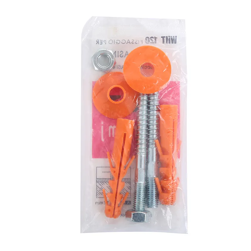 Zinc plated screw set 8pcs Plastic Bag Sanitary Wash Basin Set Screw Set HEX Hardware Parts