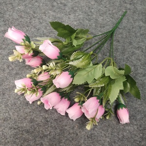 Mini roses, 12 têtes, bouquet de roses artificielles, prix bas - Product Image 6