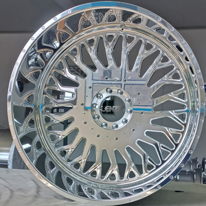 Letter engraving American FORCE JTX customize the logo and the floating center caps 26inch high polish Forged single <b>Wheels</b> - Product Image 1