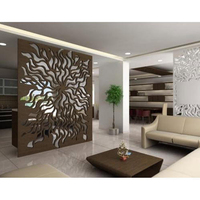 Écran décoratif en métal MDF au Laser, pour confidentialité, 1 pièce, Design moderne