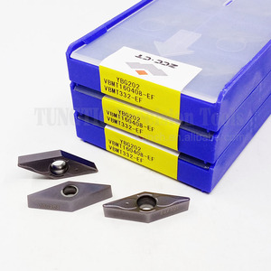 ZCC เครื่องกลึงโลหะ VBmt 160408 VBMT332-EF VBMT160408-EF YBG202เครื่องกลึงโลหะ <span class=keywords><strong>CNC</strong></span> - Product Image 1