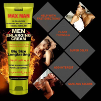 Hm2357 Max Man 50g Crème d'agrandissement pour hommes, Gel épaississant et stimulant la croissance pour hommes musulmans, Gel d'amélioration masculine