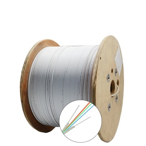 Câble de Fibre <span class=keywords><strong>Optique</strong></span> Autoportant Extérieur FTTH en Gros 2/8 Cœurs - Corning/YOFC G.652.D/G.655 LSZH avec <span class=keywords><strong>Fil</strong></span> d'Acier Phosphaté - Product Image 1