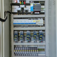 Tableau de distribution triphasé en métal, boîtier de comptage triphasé 250A, unité de consommation avec prise MCCB, coffret de commande électrique pour la construction, galvanisé à chaud