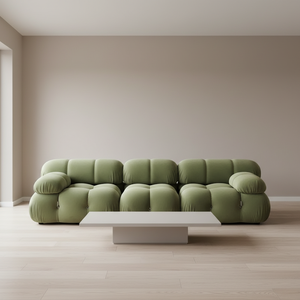 <span class=keywords><strong>Super</strong></span> September โซฟาสามที่นั่งแบบโมเดิร์น, โซฟาแบบแยกส่วนผ้ากำมะหยี่ทนทานพับเก็บได้ - Product Image 1