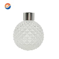 Diffuseur de parfum en forme de boule vide avec spirale en relief, bouteille d'aromathérapie de haute qualité, bouteille d'huile essentielle à prix abordable