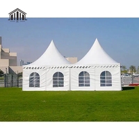 Tentes de réception en aluminium pour mariage en plein air, chapiteau de fête, tentes de réception 5x5m à vendre