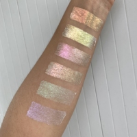 Surligneur multi-usage Fard à paupières pailleté Blanc Duochrome Surligneur Maquillage