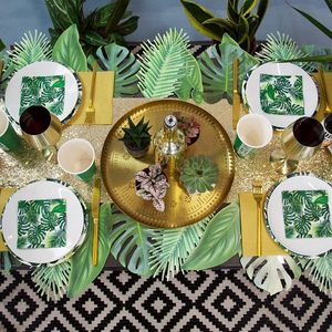 Custom Disposable PVC <b>Square</b> <b>Tablecloth</b> Modern Floral Printed Design Waterproof Oil-Proof Handmade for Weddings Home Hotels - Product Image 4
