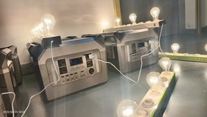 Portable Power Station 3000W 2202Wh <b>Solar</b> <b>Generator</b> With Pure Sine Wave AC Outlets for Home Backup and Off-Grid Eg011Li Portable - Product Image 4