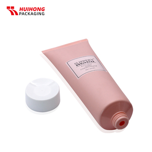 250ml 핑크 소프트 튜브 플라스틱 로션 오픈 엔드 화장품 페이스 워시 스퀴즈 튜브 100ml 스크류 상단 캡 - Product Image 6