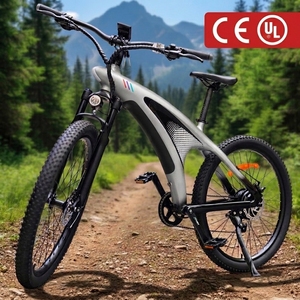 Éxito de Ventas a Precio de Fábrica Bicicleta Eléctrica de Montaña Híbrida Q5 de 9 Velocidades con Batería de Litio para Adultos - Product Image 1