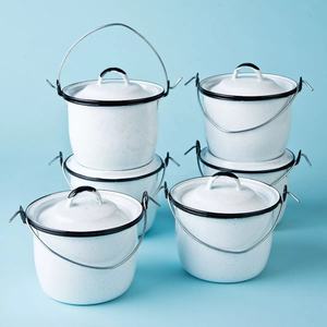 Olla de Peltre Convexa con Asa y Tapa Aqua 18/20/22/<span class=keywords><strong>24</strong></span>/26/30/34cm Turquesa Juego Clásico 2 Piezas Ecológico - Product Image 4