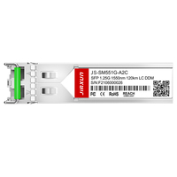 Módulo Transceptor Óptico JIAXUN JS-SM551G-A2C 1000BASE-EZX 1.25G SFP 1550nm 120km Dúplex LC/UPC SMF