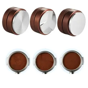 Coffee Maker Accessories Stainless Steel Coffee Bean Press Powder Coffee Tamper 51mm/53mm/58mm/58.5mm Distributor Powder Hammer