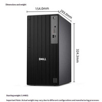 Nuevo en Stock: Computadora de Torre Dell Pro QCT1250, Intel Core I7-12700, 16GB/32GB RAM DDR5, 512GB/1TB SSD, PC de Escritorio para Ingeniería y Oficina