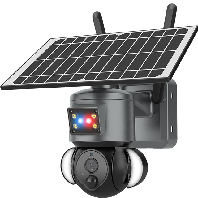 3MP 4G SIM Card Outdoor Solar CCTV Security Camera with WiFi 360 Alarm Waterproof & 30M Night Vision