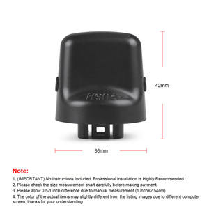 Bouton de contact sans clé D461-66-141A-02 et insert D6Y1-76-142 pour auvent de voiture - Product Image 3