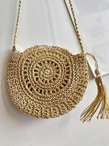 กระเป๋าถือสะพายข้างทรงกลวงประดับ<span class=keywords><strong>พู่</strong></span>ห้อย สไตล์ใหม่ ลายดอกไม้ <span class=keywords><strong>ทำ</strong></span>จากเชือกกระดาษสาน ซิปปิด สะพายไหล่เดียว ลำลอง สำหรับผู้หญิง ขายส่งจากโรงงาน - Product Image 4