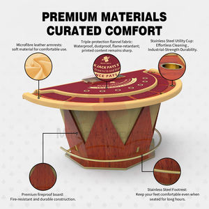 Mesa de Póker Profesional de Lujo MGpta002, Moderna, Portátil, Superficie Impermeable de Calidad de Casino con Diseño Antiderrames y Portavasos - Product Image 4