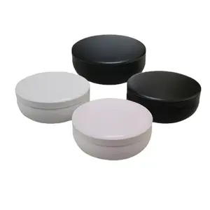 RST tambor De Metal Vazio Fosco 10 OZ Latas latas de Vela rosa branco preto de Alta Qualidade frascos de estanho caixas de lata caixa de embalagem de chá