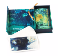 Vente en gros directe d'usine, jeu de cartes de tarot d'affirmation imprimé, jeu de cartes de tarot personnalisé avec guide