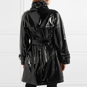Boucles de remplacement en <span class=keywords><strong>vinyle</strong></span> brillant pour ceinture de <span class=keywords><strong>trench</strong></span>-coat, design mode - Product Image 4