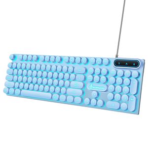 K71 71-Key Mechanical Gaming Keyboard Hot-Swappable Blue Switch Type-C Detachable <b>Cable</b> RGB Side Lighting Custom Mold - Product Image 1