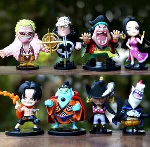 Figuras de Anime HESPER One Piece, Muñecos de Colección Luffy, Dracule Mihawk, Oka Shichibukai, Ace, Boa, Juego Completo en Oferta - Product Image 2
