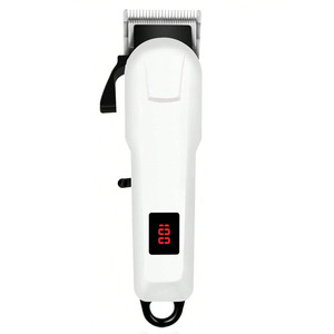 Tondeuse à cheveux professionnelle pour barbier, ensemble en acier inoxydable, utilisation à domicile, hôtel, rechargeable, longueurs réglables, <span class=keywords><strong>barbe</strong></span> pour homme - Product Image 5