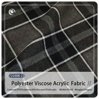 Maßgefertigter Gewebter 55T/30V/15A 395gsm Schwerer Karo-Stoff für Mantel Hemd Jacke Bekleidungsmaterial